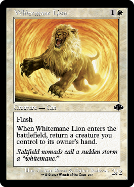Picture of Whitemane Lion                   